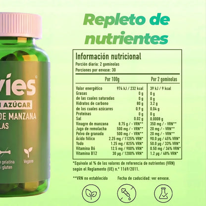 Livies gominolas de vinagre de manzana