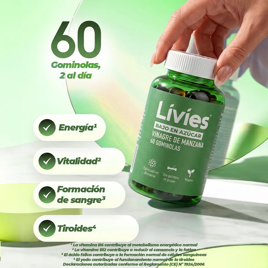 Livies gominolas de vinagre de manzana