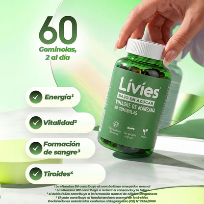 Livies gominolas de vinagre de manzana