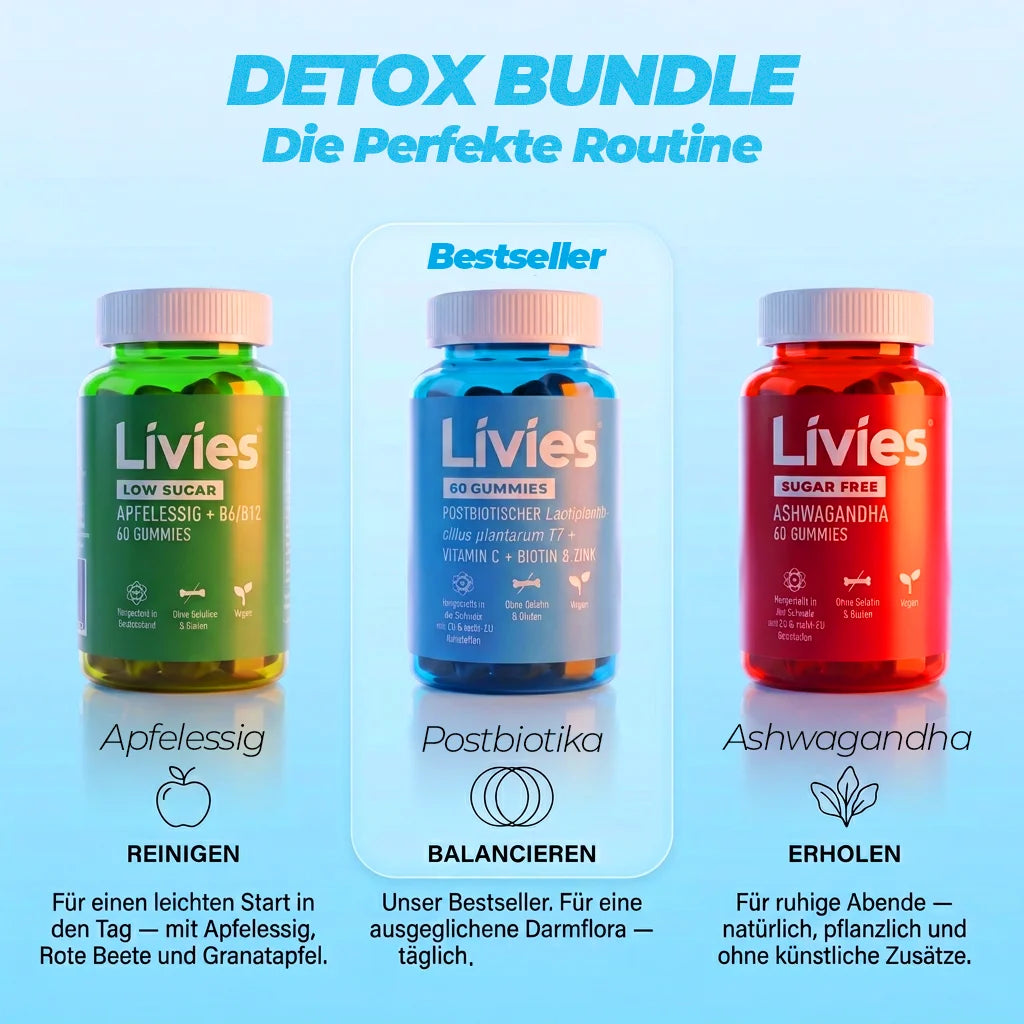 Livies Trío de detox y equilibrio