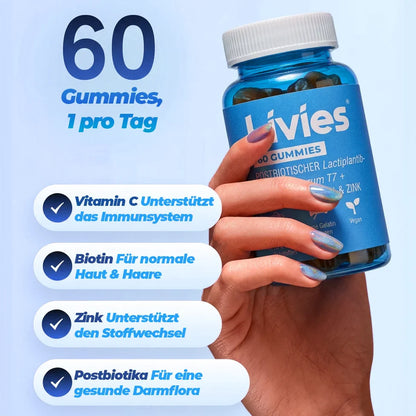 Livies gominolas de Postbióticos