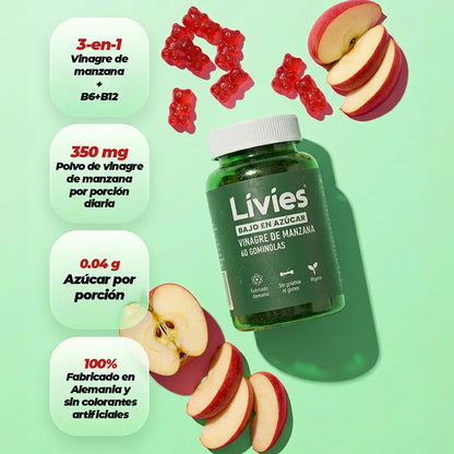 Livies gominolas de vinagre de manzana