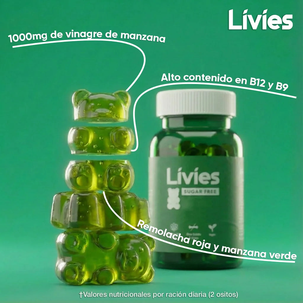 Livies gominolas de vinagre de manzana