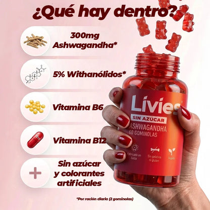 Livies gominolas de ashwagandha