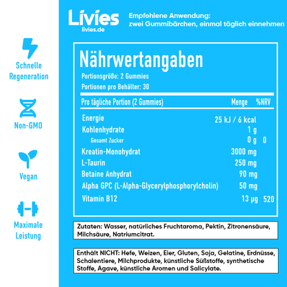 Livies Kreatin Gummies
