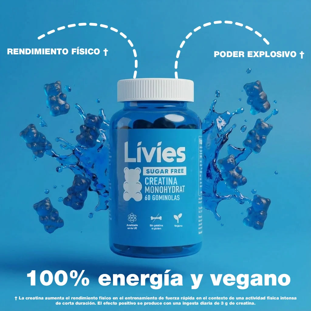 Livies gominolas de creatina