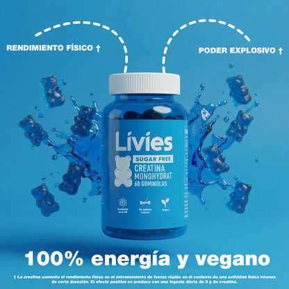 Livies gominolas de creatina