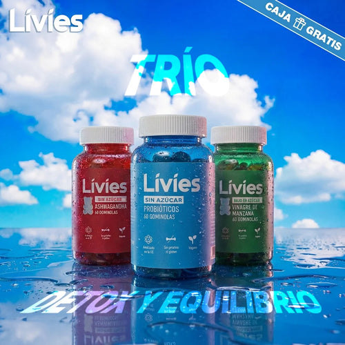 Livies Trío de detox y equilibrio