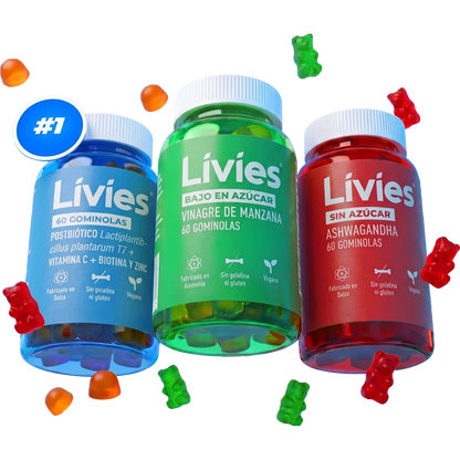 Livies Trío de Postbióticos