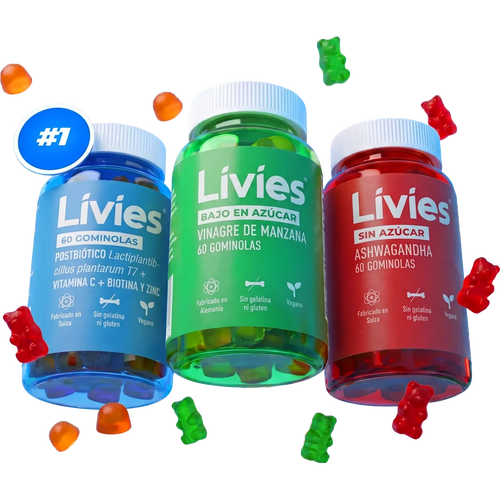 Livies Trío de Postbióticos
