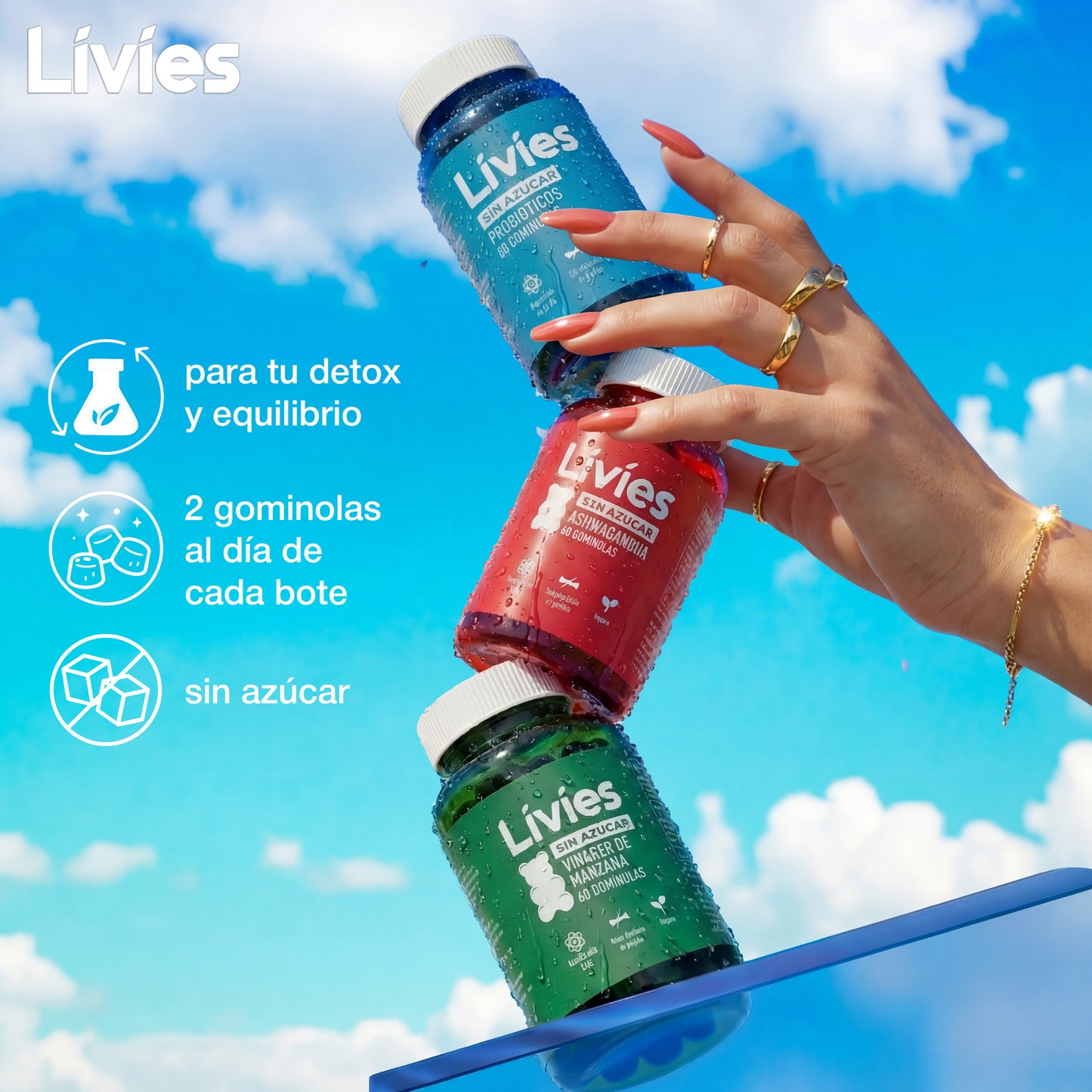 Livies Trío de detox y equilibrio